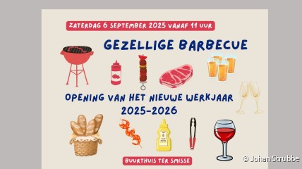 Opening van het nieuwe werkjaar met BBQ