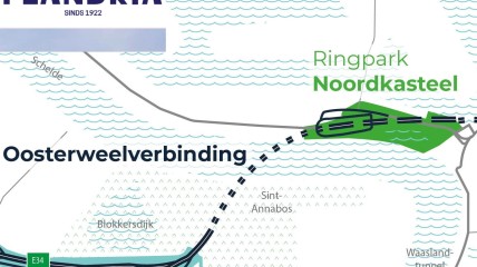 Aan de grens van land en water: Oosterweel cruise